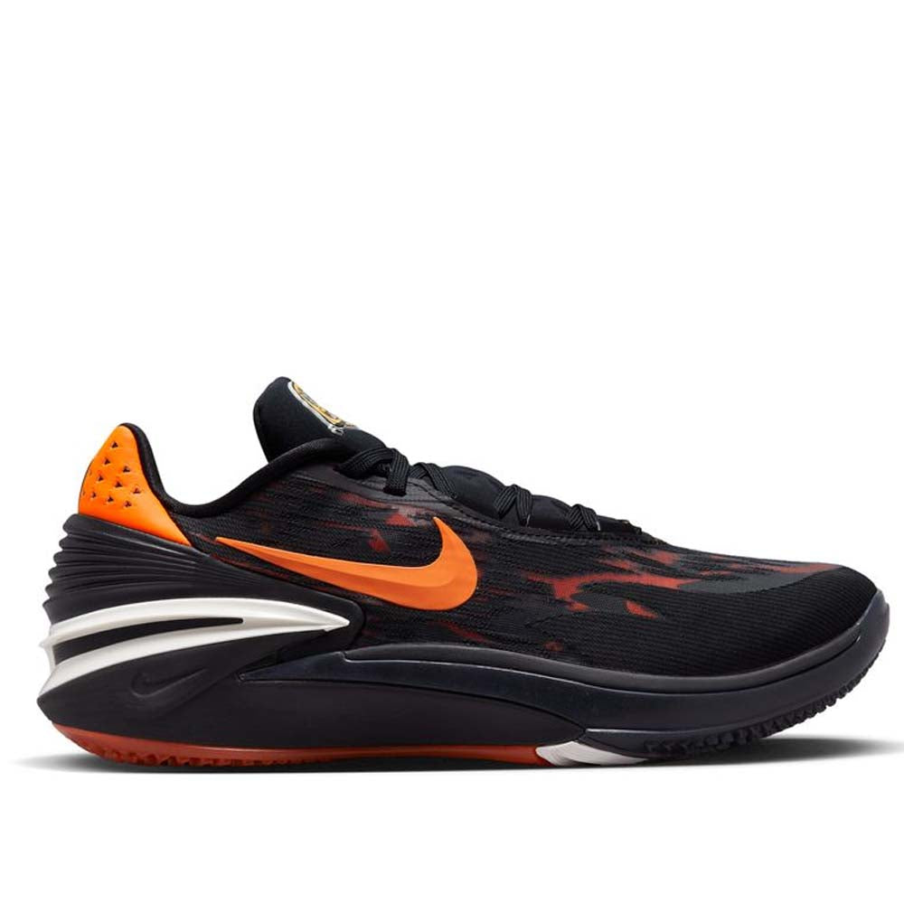 Black and orange nike basketball shoes hotsell