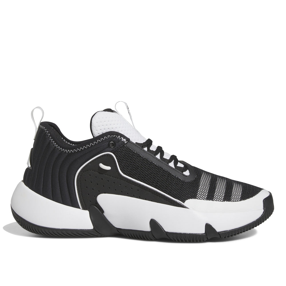 adidas Black Trae Unlimited Basketball Shoes Black White - Toby's