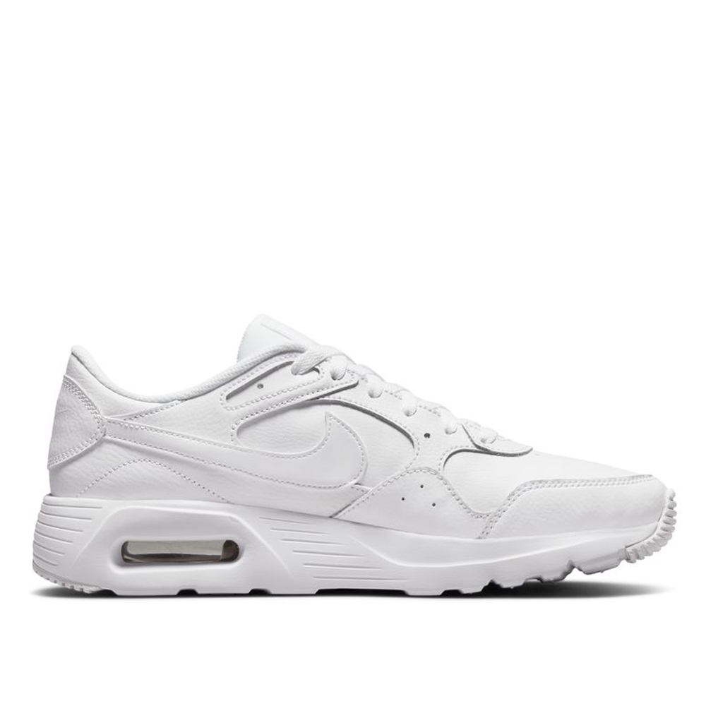 Mens white top leather nike shoes