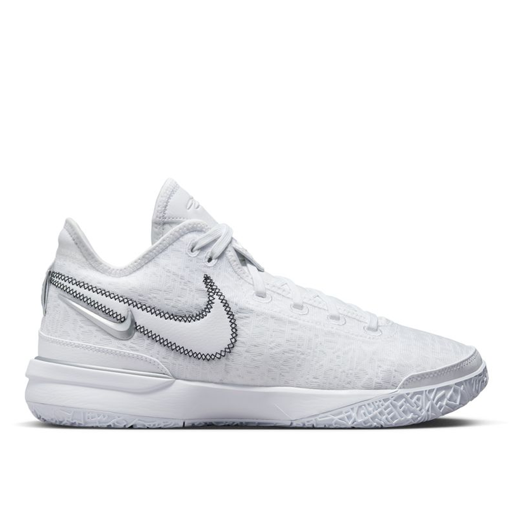 Nike Men's Zoom LeBron NXXT Gen EP Basketball Shoes White/Metallic