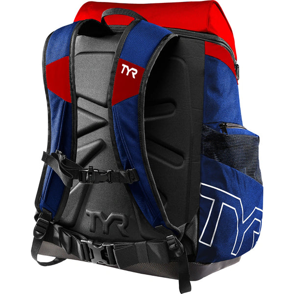 TYR Alliance 45L Backpack for Swimming Accessories and Equipment 404 Navy/Red