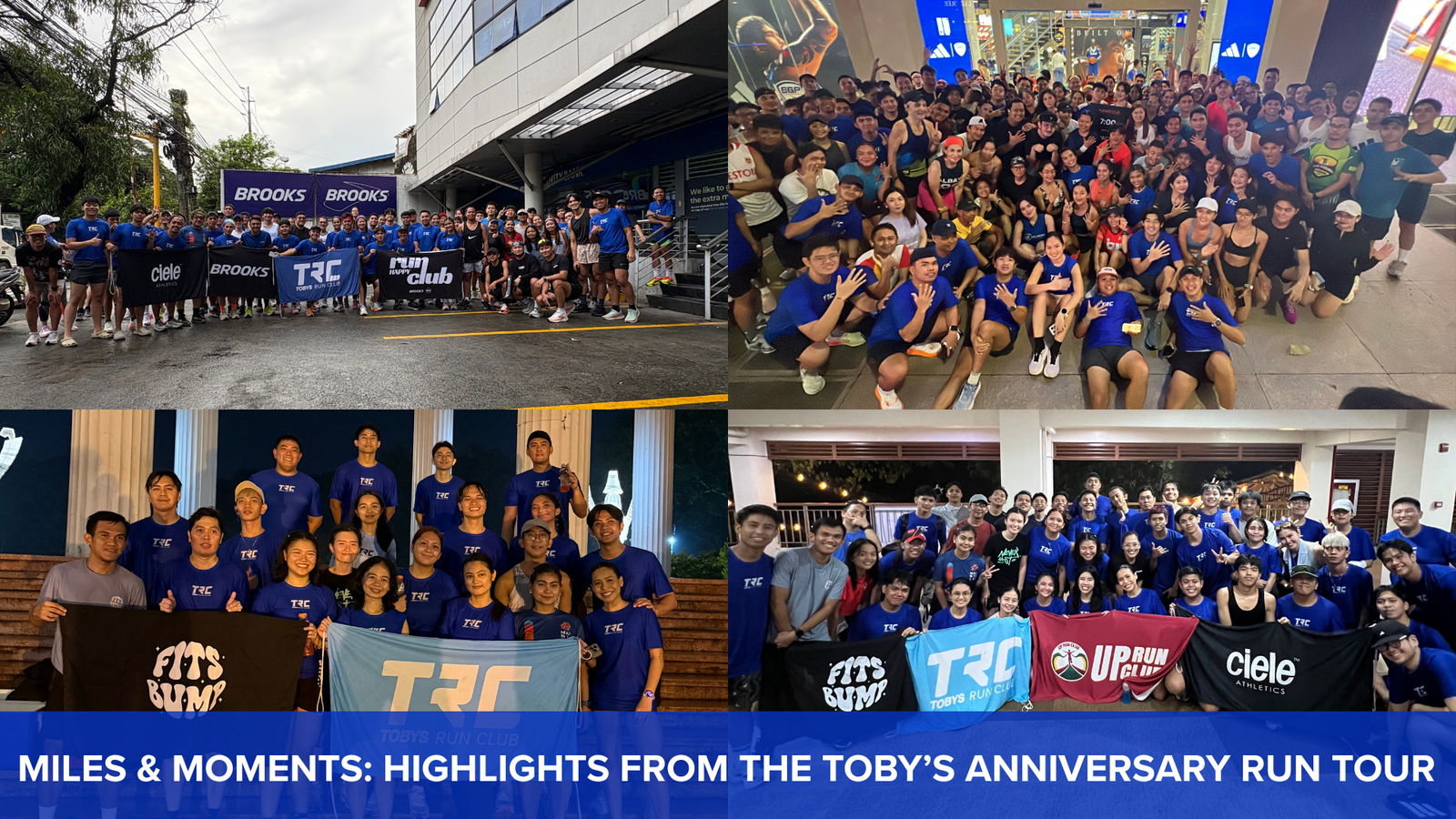Miles &Moments: Highlights from the Toby’s Anniversary Run Tour
