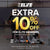 📢 ELITE EXCLUSIVE 📢 Extra 10% OFF Your Total Bill