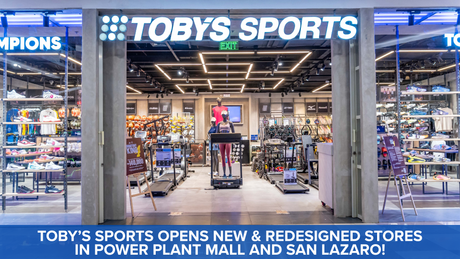 Toby’s Sports Opens New & Redesigned Stores in Power Plant Mall and San Lazaro!