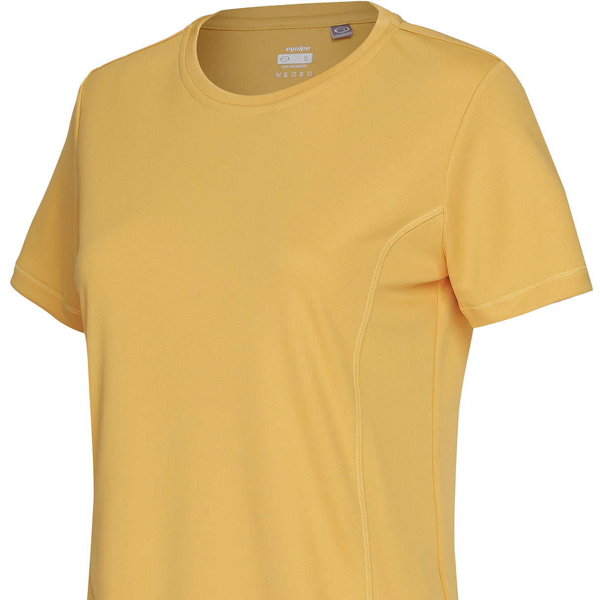 Equipe Women's Tech Dry Basic Shirt Yellow Gold