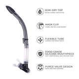 Aquagear M11-S04 Mask & Snorkel Set