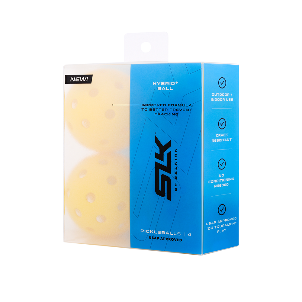 SLK Hybrid+ Pickleball - 4 Pack