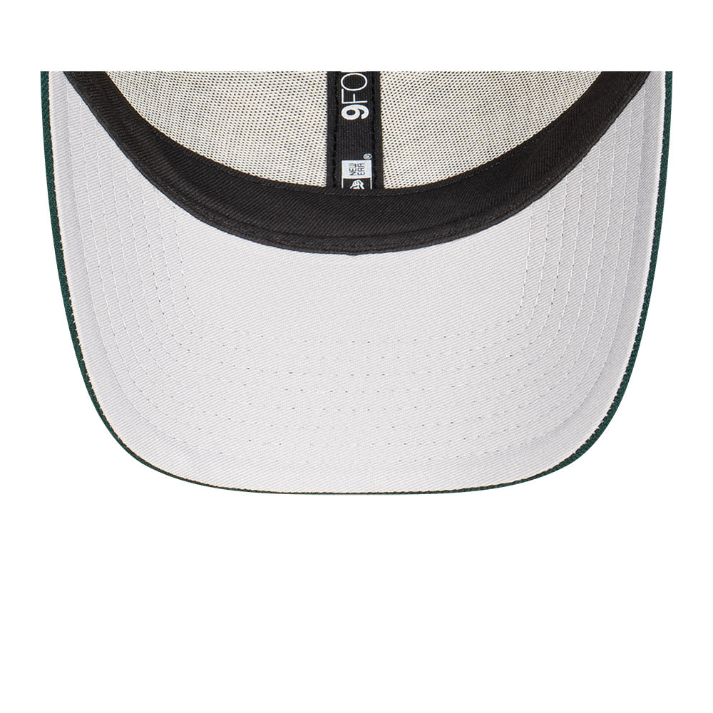 New Era 9FORTY Oakland Athletics Premium Felt Dark Green Adjustable Cap