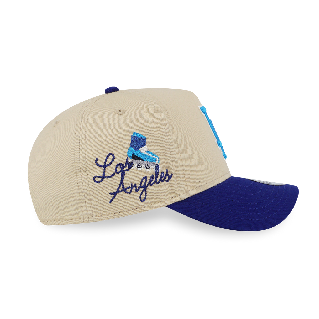 New Era 9FORTYAF Los Angeles Dodgers City Side Patch Vegas Gold Snapback