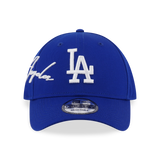 New Era 9FORTY Los Angeles Dodgers Mix League Script Light Royal Adjustable Cap