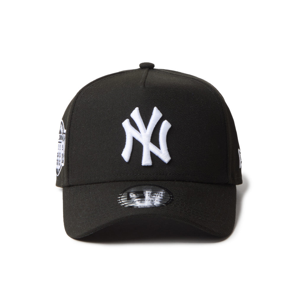 New Era New York Yankees Black and White 9FORTY A-Frame Adjustable Cap