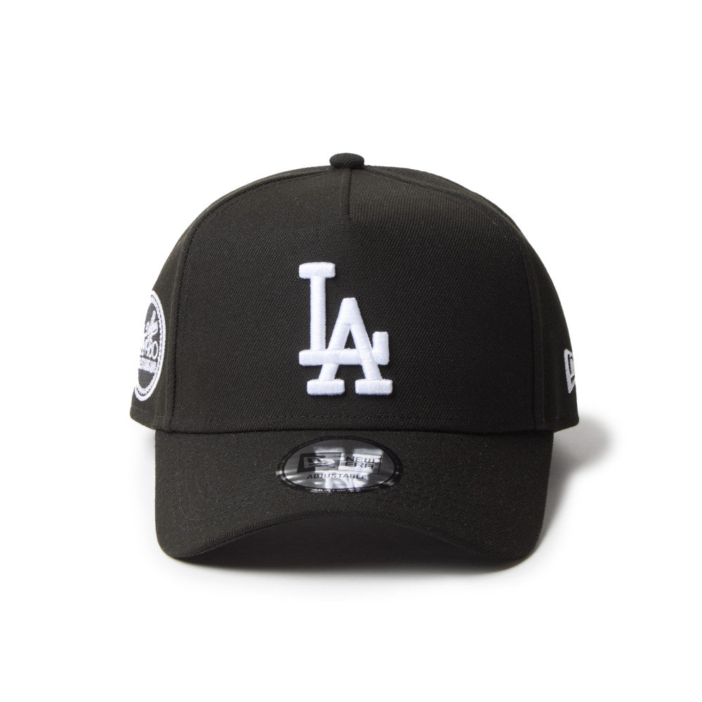 New Era Los Angeles Dodgers Black and White 9FORTY A-Frame Adjustable Cap