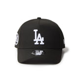 New Era Los Angeles Dodgers Black and White 9FORTY A-Frame Adjustable Cap