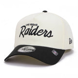 New Era 9FORTY A-Frame Las Vegas Raiders Summer Corduroy Chrome Black Snapback Cap