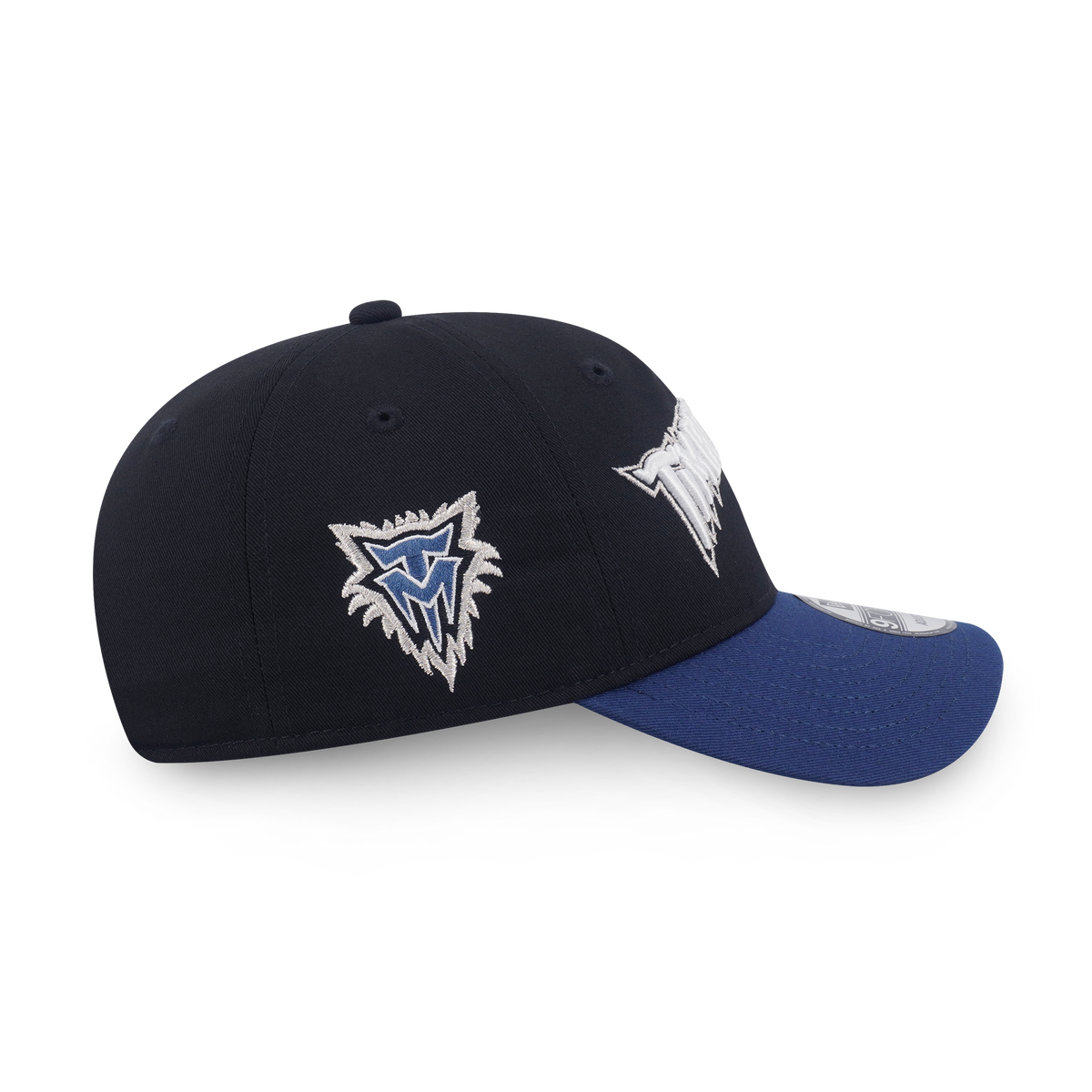 New Era Minnesota Timberwolves Hardwood Classics 2026 Black Deep Blue 9FORTY Unstructured Adjustable Cap