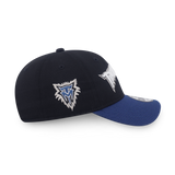 New Era Minnesota Timberwolves Hardwood Classics 2026 Black Deep Blue 9FORTY Unstructured Adjustable Cap