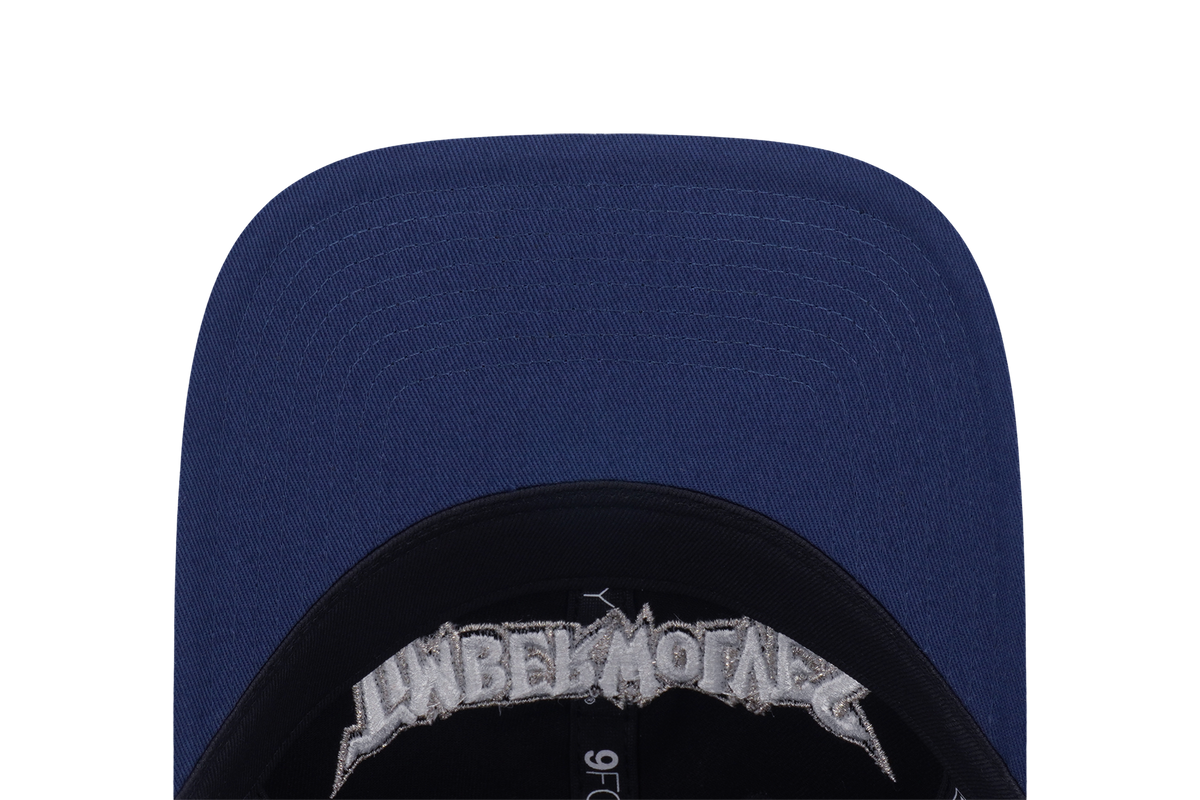 New Era Minnesota Timberwolves Hardwood Classics 2026 Black Deep Blue 9FORTY Unstructured Adjustable Cap