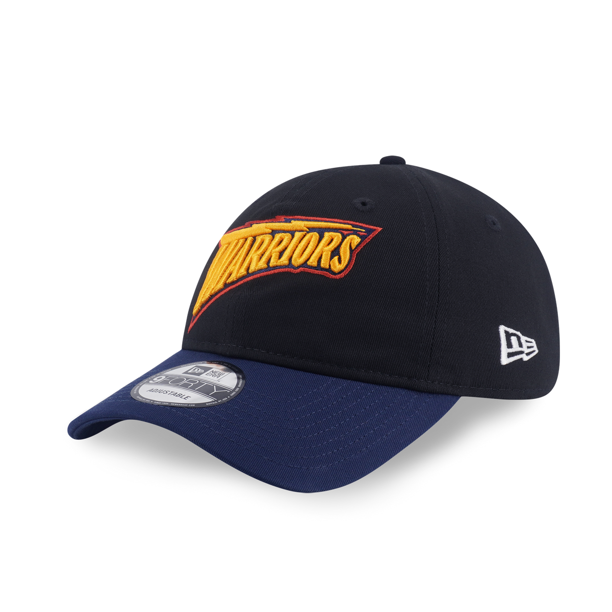 New Era Golden State Warriors Hardwood Classics 2026 Black Blue 9FORTY Unstructured Adjustable Cap