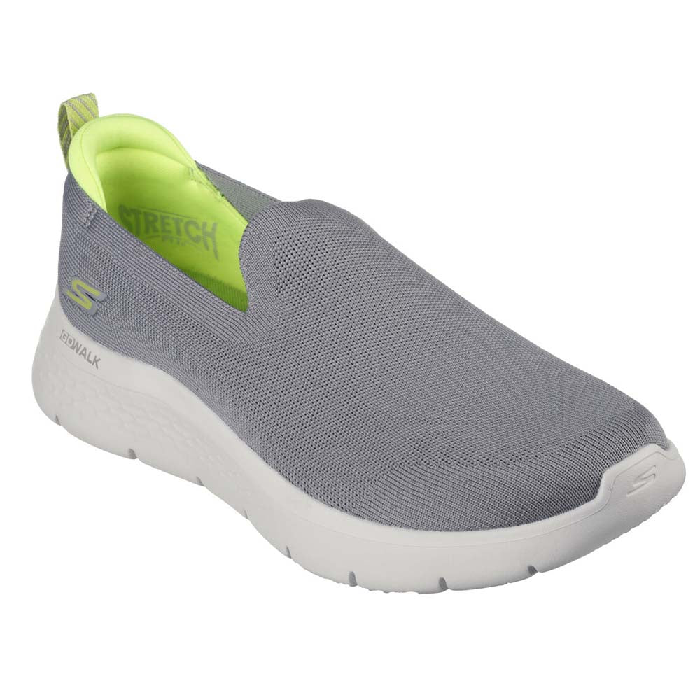 Skechers Men's Go Walk Flex Grey Lime - Toby's Sports