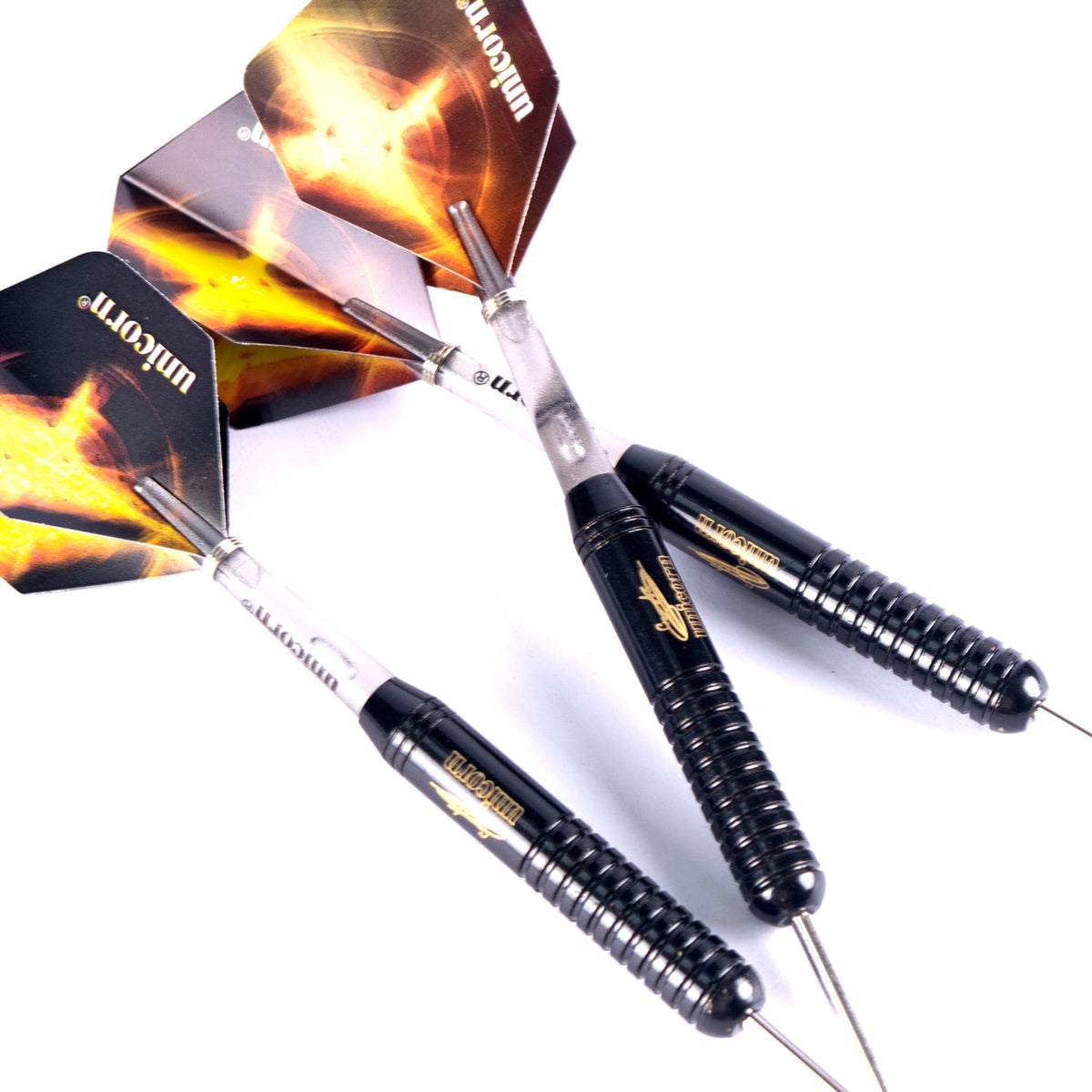Unicorn Gary Anderson Black Brass Dart Set