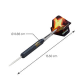 Unicorn Gary Anderson Black Brass Dart Set