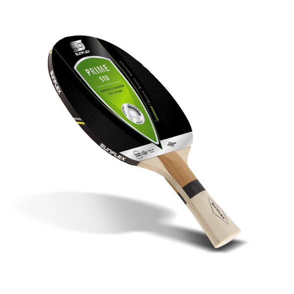 Sunflex Prime S10 Ergo Grip Straight Handle Table Tennis Bat