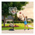 Lifetime 30 Polycarb Adjustable System Youth Portable Basketball Hoop