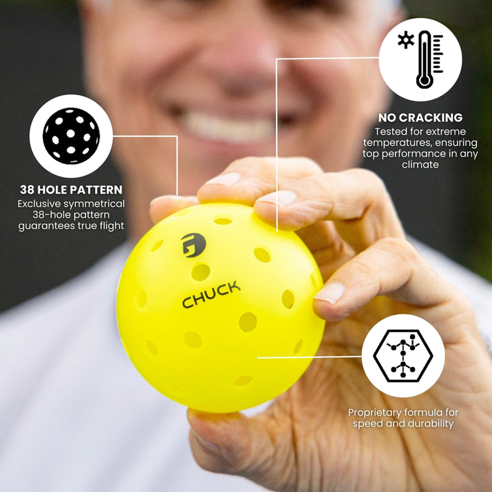 Gamma Chuck Outdoor Pickleball 3 Pack