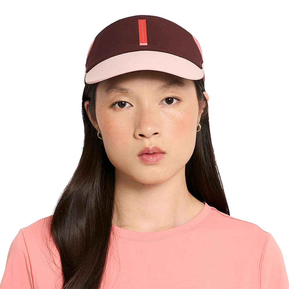 Ciele FSTVISOR SC Comp Iconic VC Darkwine Red Blossom Running Visor
