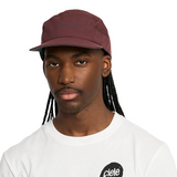 Ciele GOCAP Comp Bars Dark Wine Red Running Cap