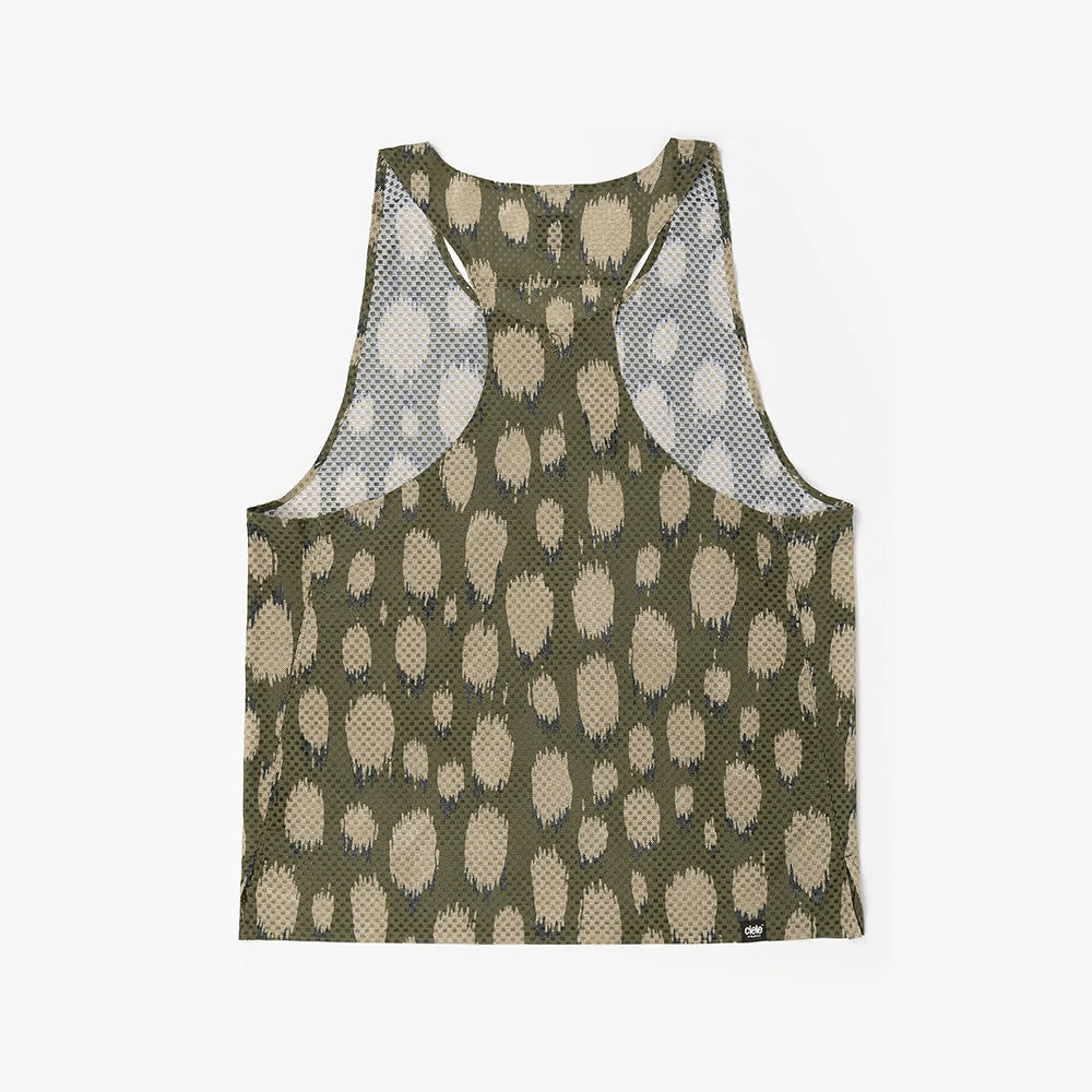 Ciele Men's ICNSinglet Cheetah Kombu Running Singlet