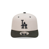 New Era 9SEVENTY Los Angeles Dodgers Stone Black 2-Tone Stretch Snapback Cap