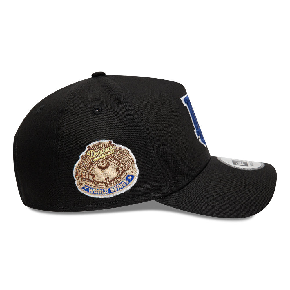 New Era 9FORTY E-Frame Los Angeles Dodgers Co World Series Black Snapback Cap