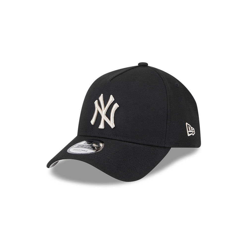 New Era New York Yankees Black Stone Repreve® Black 9FORTY A-Frame Snapback Cap