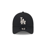 New Era Los Angeles Dodgers Black Stone Repreve® Black 9FORTY A-Frame Snapback Cap
