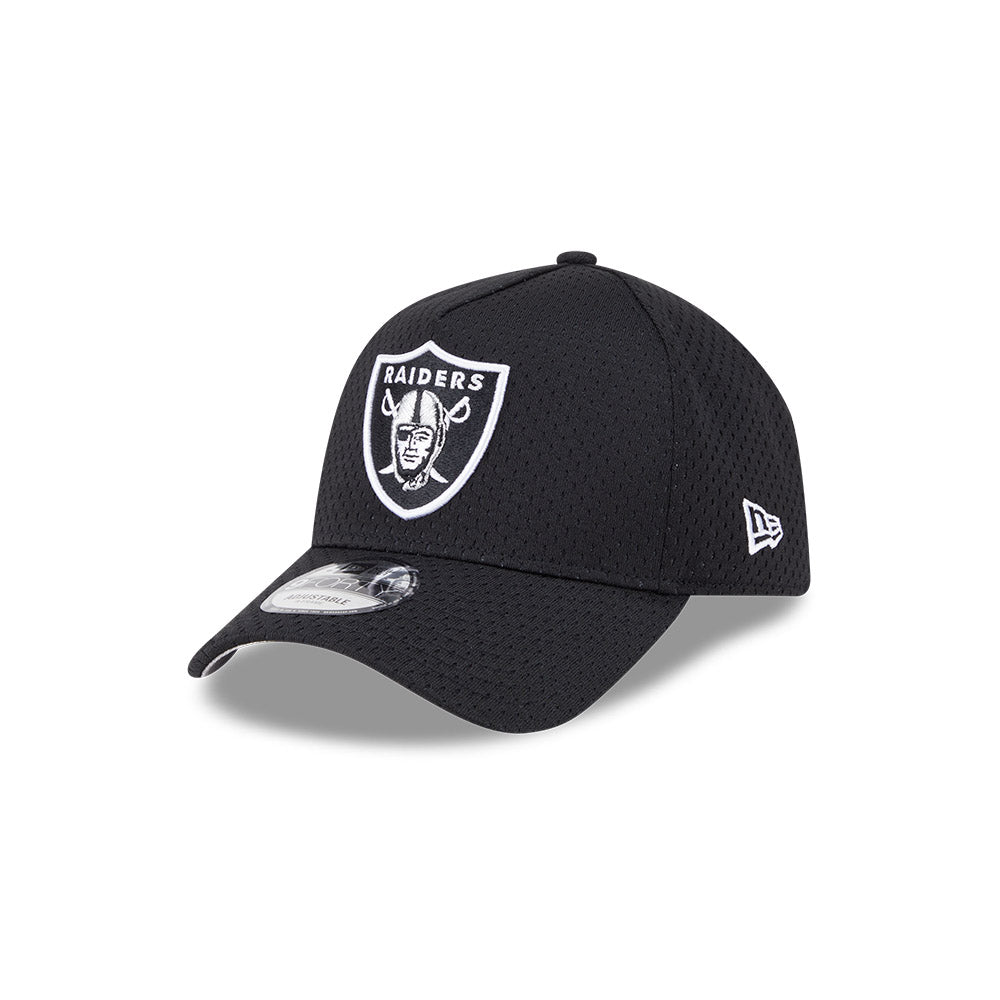 New Era Las Vegas Raiders Basketball Mesh Black 9FORTY A-Frame Cap