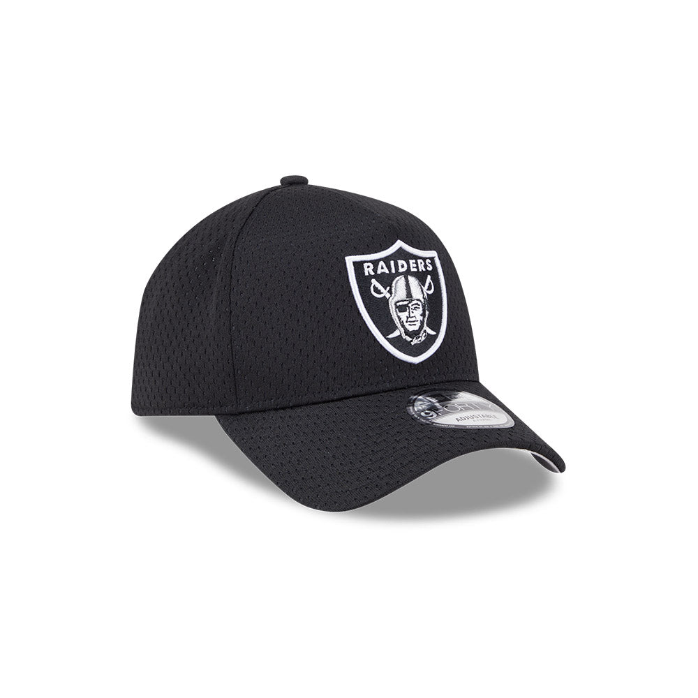 New Era Las Vegas Raiders Basketball Mesh Black 9FORTY A-Frame Cap