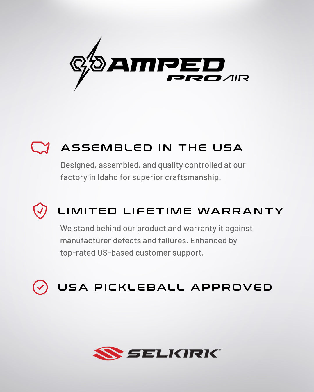 Selkirk AMPED Pro Air Invikta Pickleball Paddle