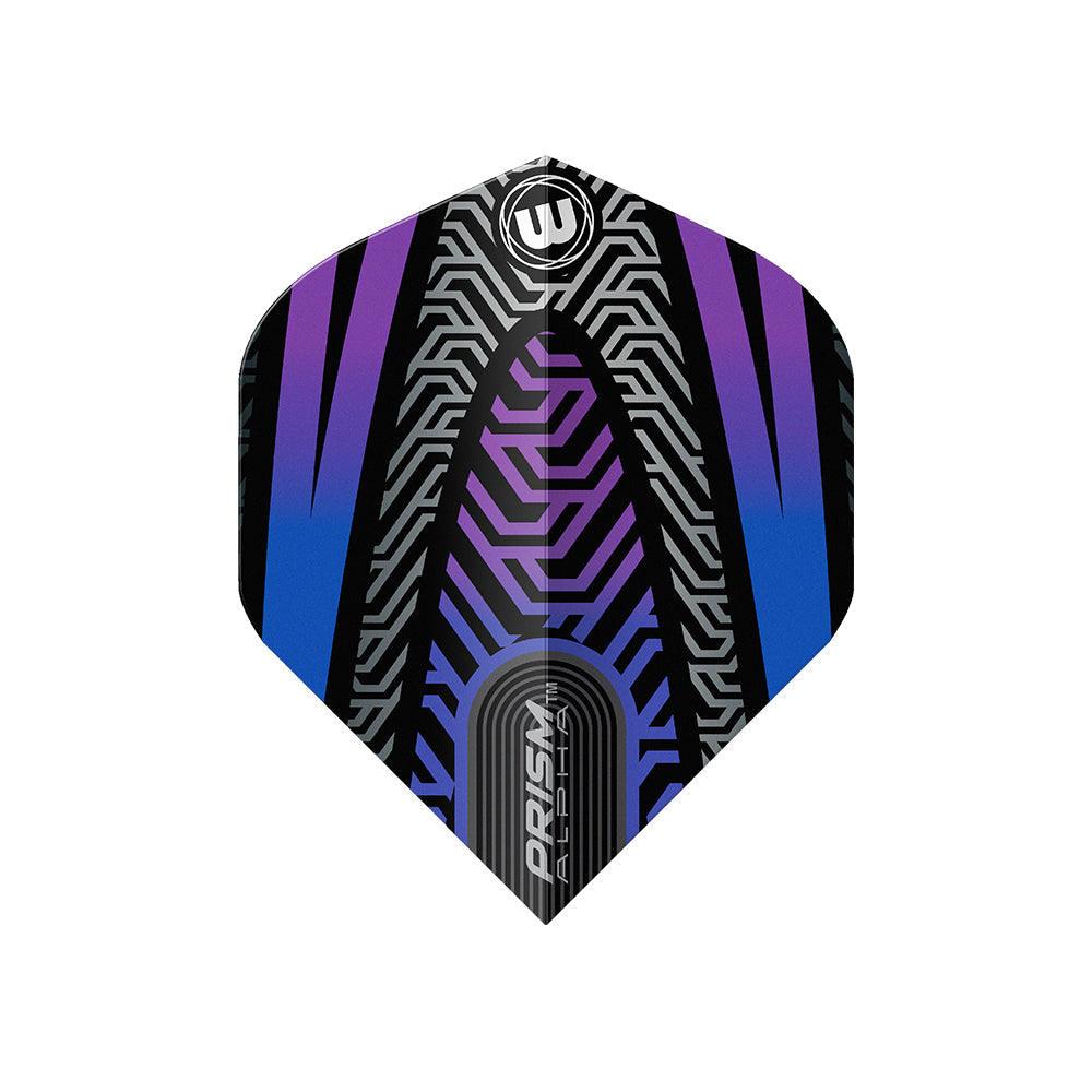 Winmau Prism Alpha Black & Purple Dart Flights
