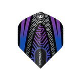 Winmau Prism Alpha Black & Purple Dart Flights