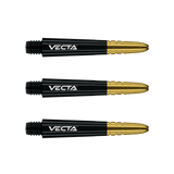 Winmau Vecta Black- Gold Darts Shafts