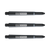 Winmau MVG Design Nylon + Ring Grip Black Darts Shafts