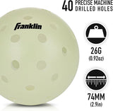 Franklin Glow in The Dark Outdoor Pickleballs