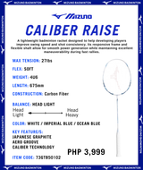 Mizuno Caliber Raise Badminton Rackets (Strung)