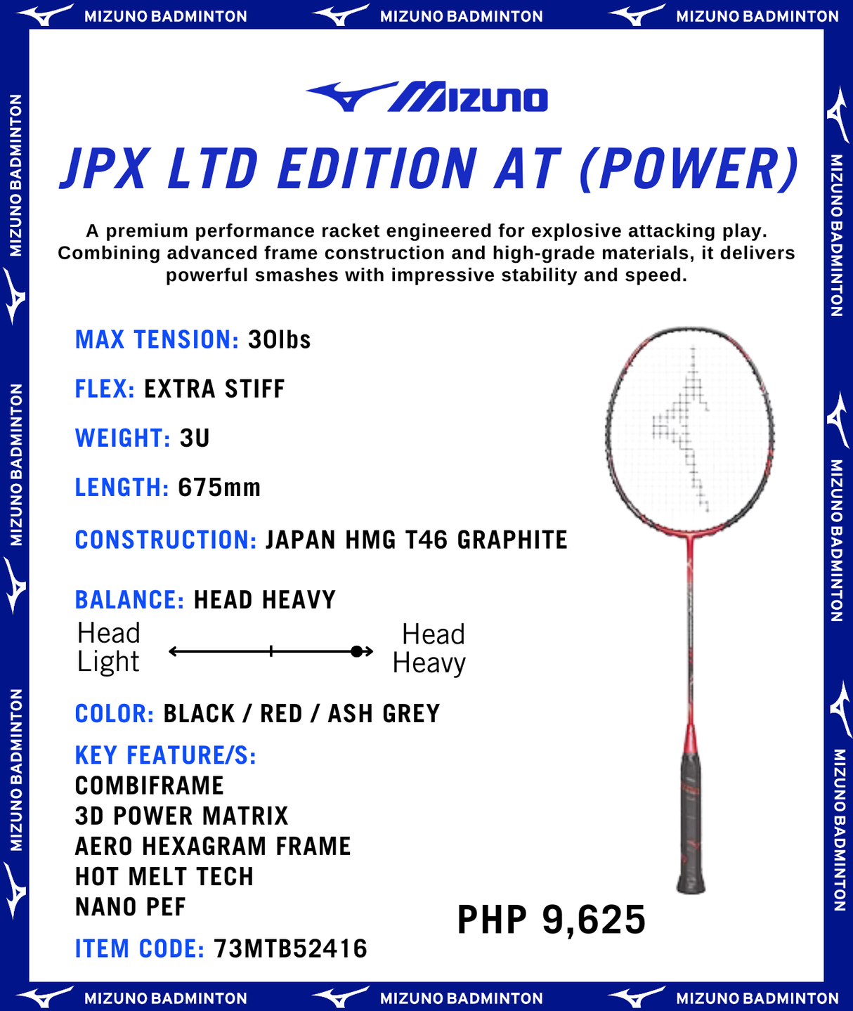 Mizuno JPX LTD Edition AT (Power)