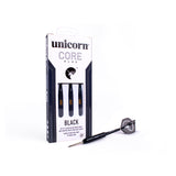 Unicorn Core Plus Win Black Brass W/ Wallet Dart Set