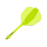 Winmau Fusion #6 Shape Integrated Yellow Flight & Shaft