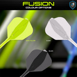 Winmau Fusion #6 Shape Integrated Yellow Flight & Shaft