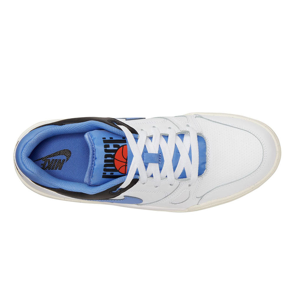 Nike Men s Full Force Low Casual Shoes White Black Sail Polar
