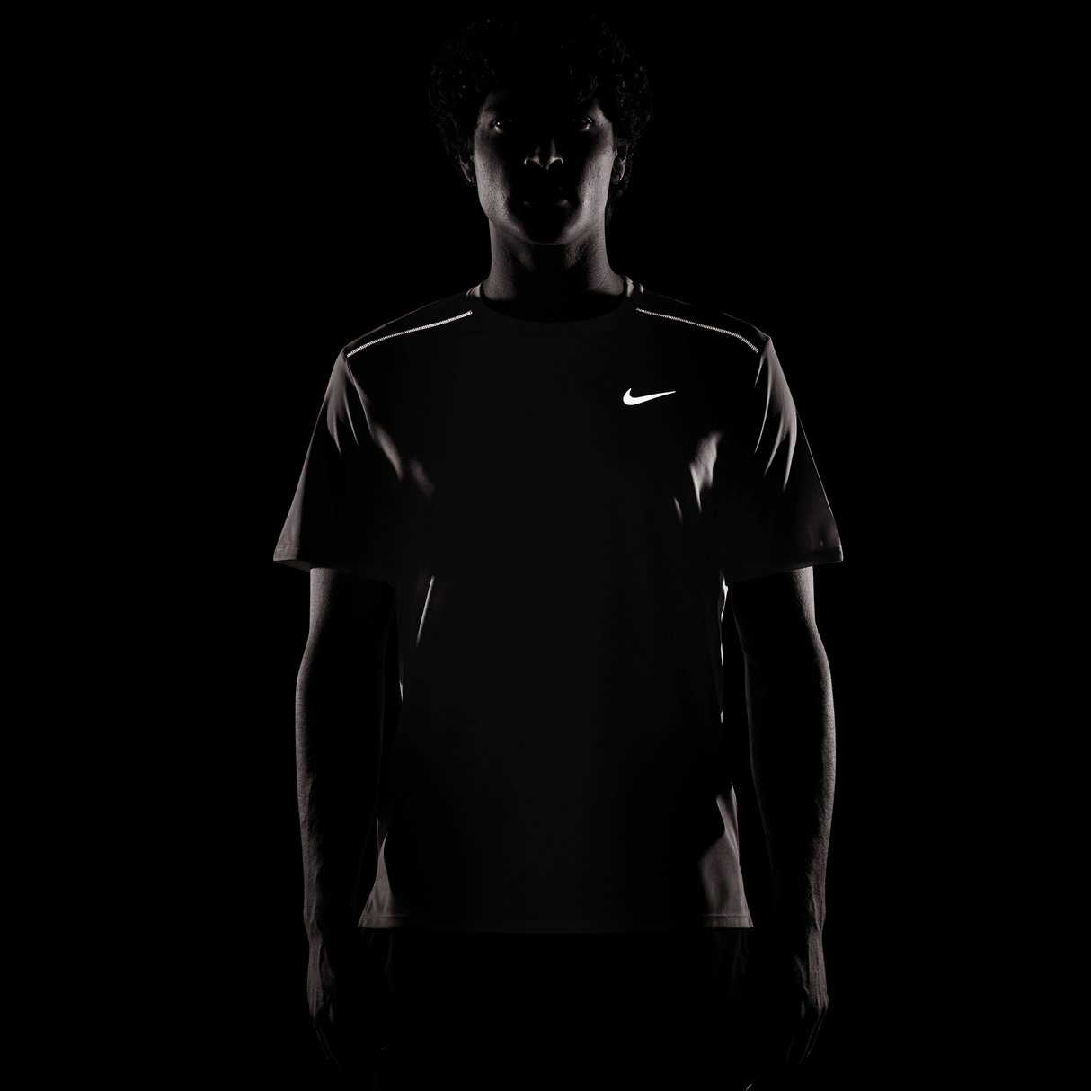 Nike Men's Miler Dri-FIT UV Protection Short-Sleeve Running Top
